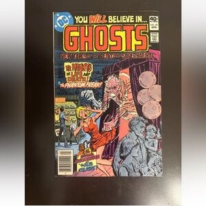 DC Comics Ghosts Issue with Red and Yellow Highlights